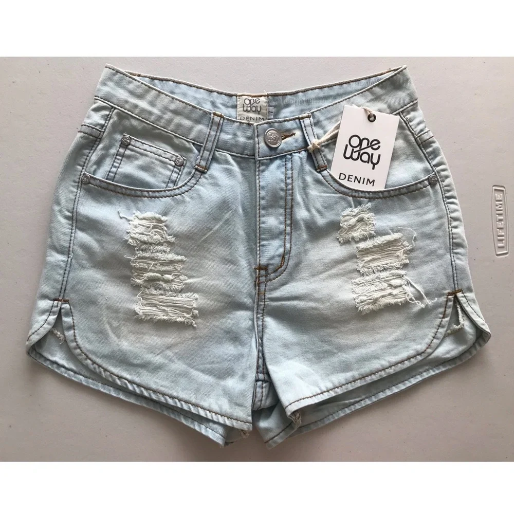 One Way Denim // NWT High-waisted Shorts